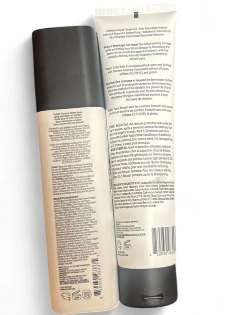 New LOLAVIE intense repair treatment & peptide plumping volume spray